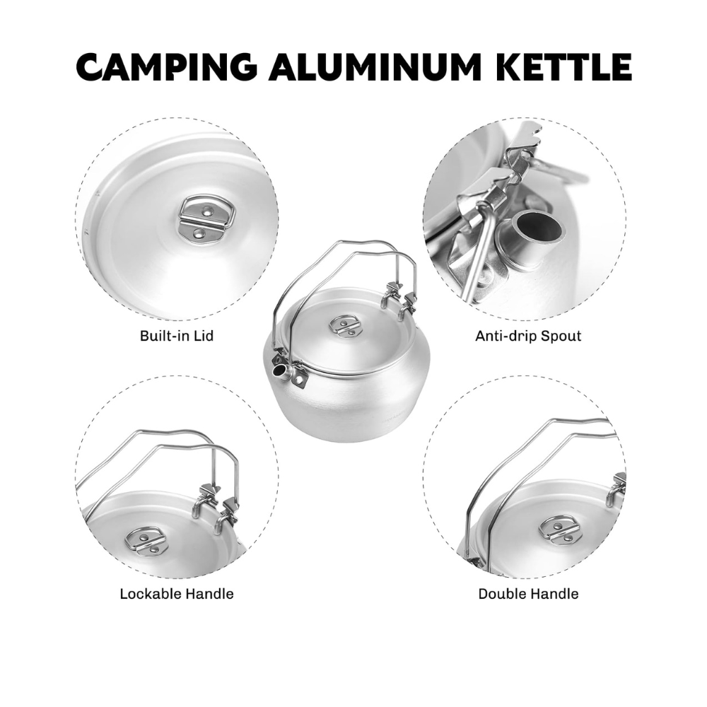 Nimbus 1.2L Aluminum Kettle