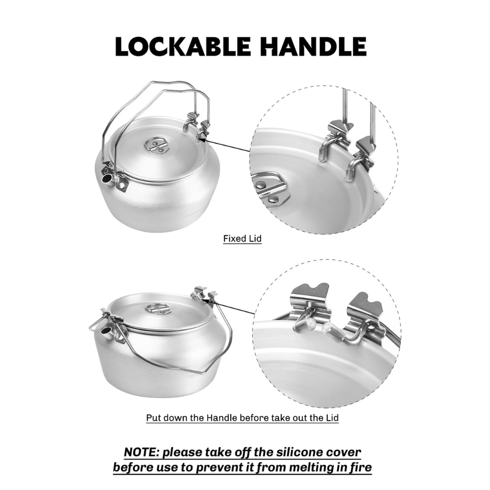 Nimbus 1.2L Aluminum Kettle