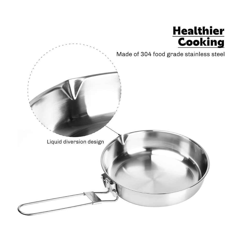 Antarcti 8" Frypan Stainless Steel Cookware