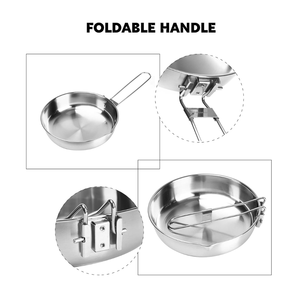 Antarcti 8" Frypan Stainless Steel Cookware