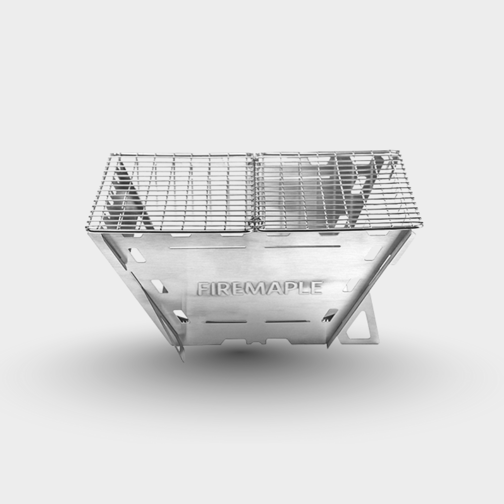 Firemaple grill on a white background#color_square_version