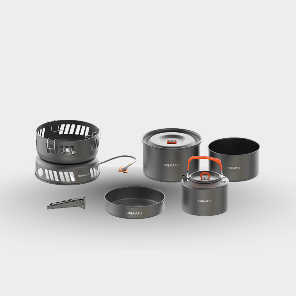 FMC-XK6 Efficient 1L Camping Pot | Compact & Durable Design
