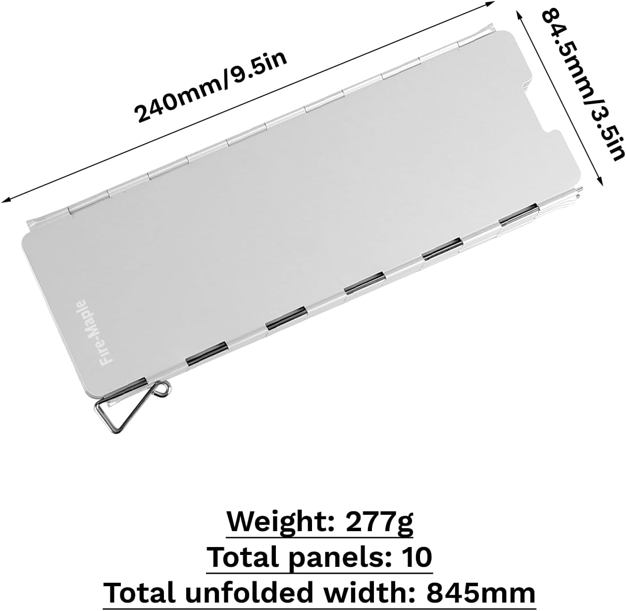 FMW-510 10Pcs Foldable Windscreen