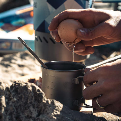 Alti Titanium Coffee Cup / Pot - Fire Maple