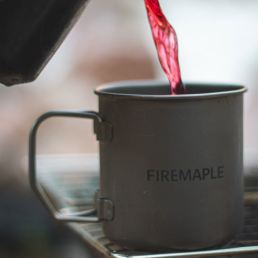 Alti Titanium Coffee Cup / Pot - Fire Maple #color_300ml
