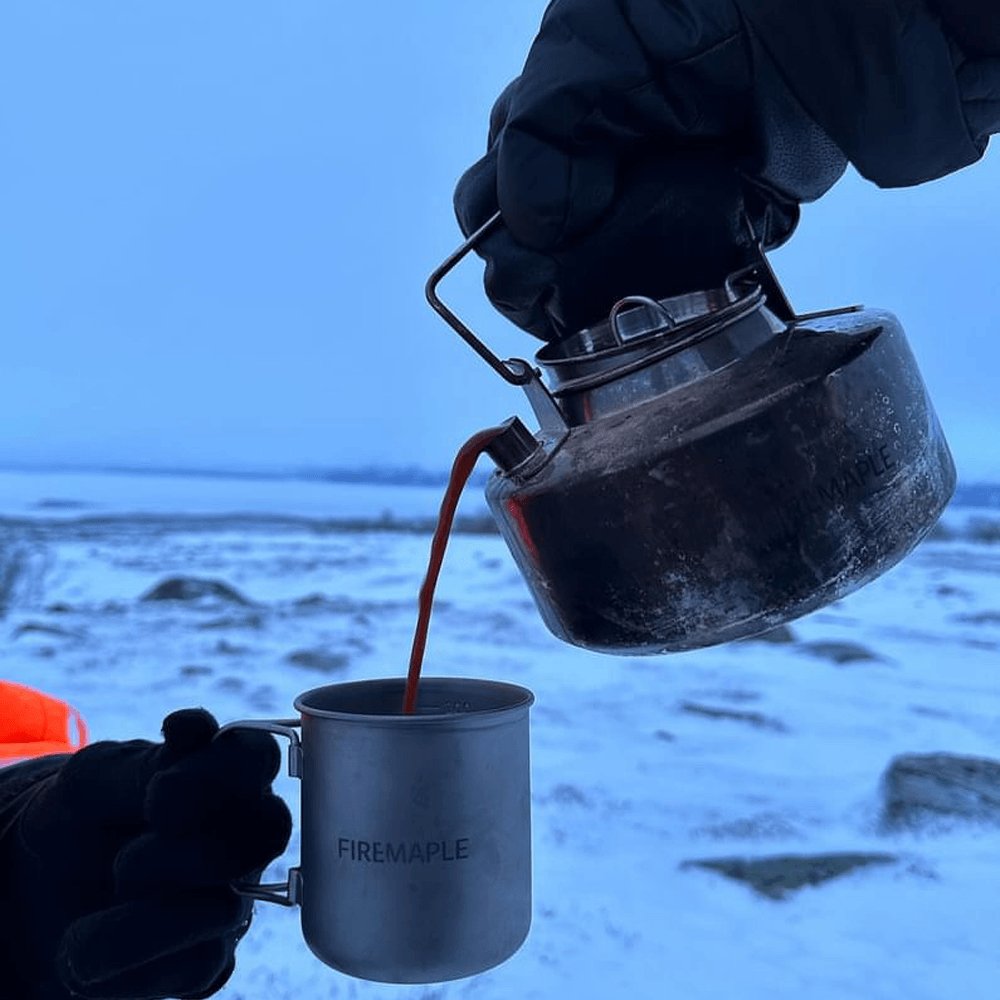 Alti Titanium Coffee Cup / Pot - Fire Maple #color_300ml