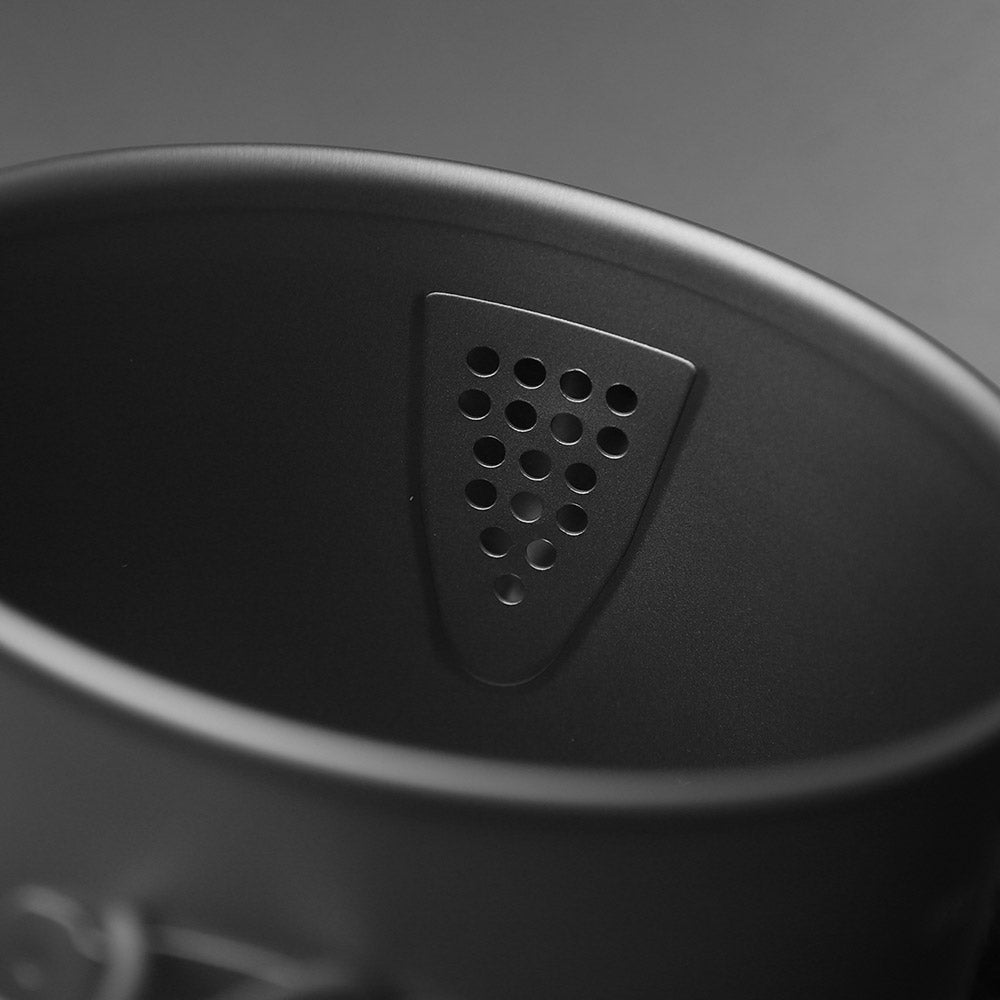 Alti Titanium Coffee Cup / Pot - Fire Maple #color_900ml_with_lid