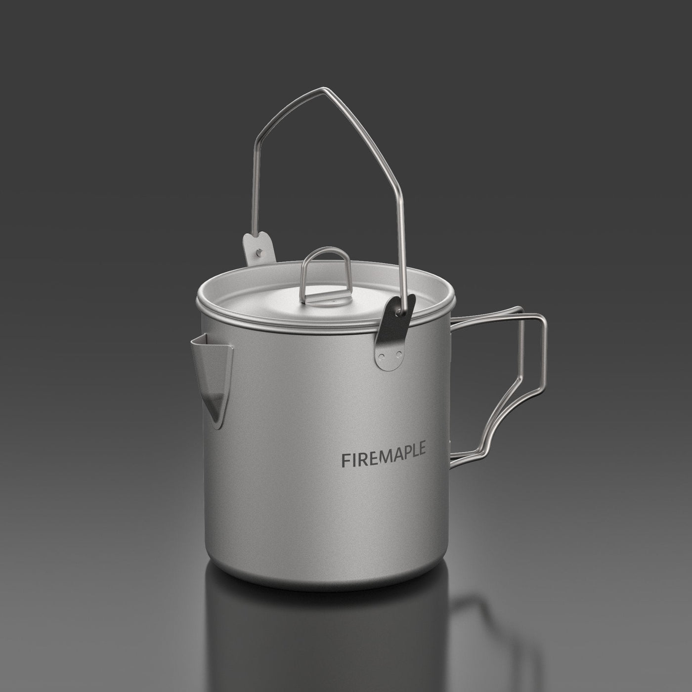 Alti Titanium Coffee Cup / Pot - Fire Maple