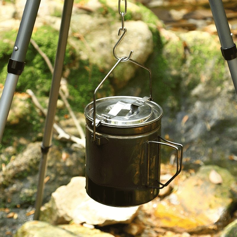Antarcti 1.2L Stainless Steel Pot - Fire Maple
