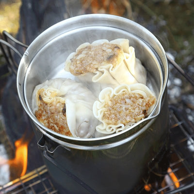 Antarcti 1.2L Stainless Steel Pot - Fire Maple