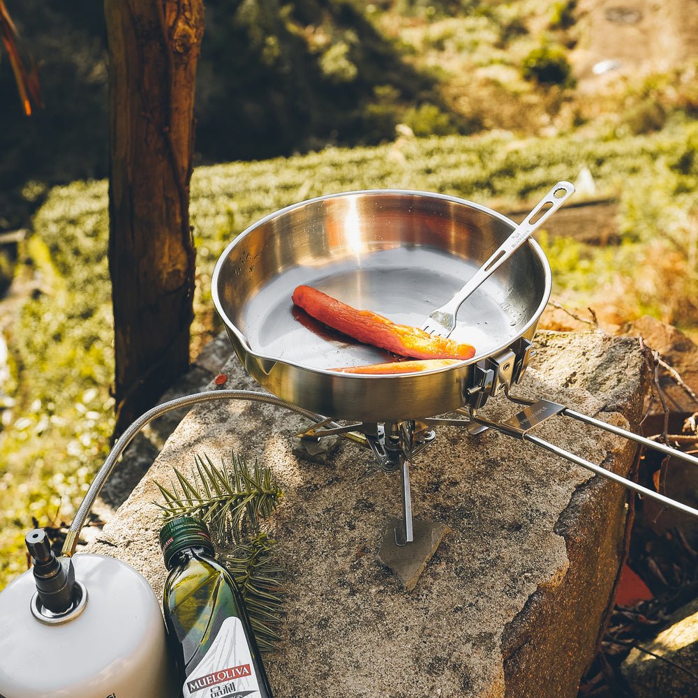 Antarcti 8" Frypan Stainless Steel Cookware - Fire Maple