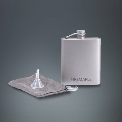 Bacchus Titanium Hip Flask - Fire Maple