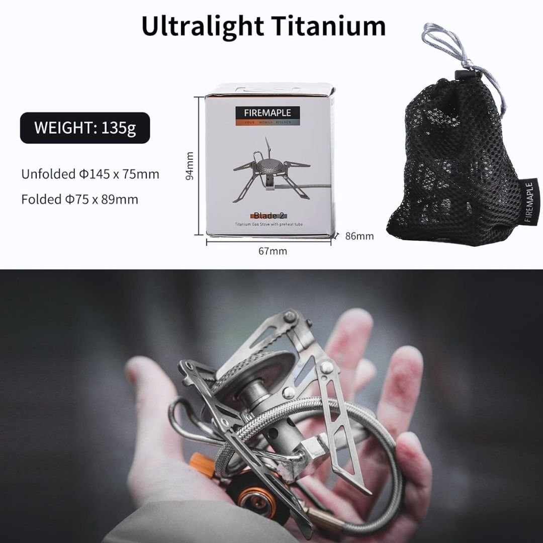 FIREMAPLE Titanium Ultralight シングルバーナー Petrel Titanium Ultralight Backpack Stove – Fire Maple