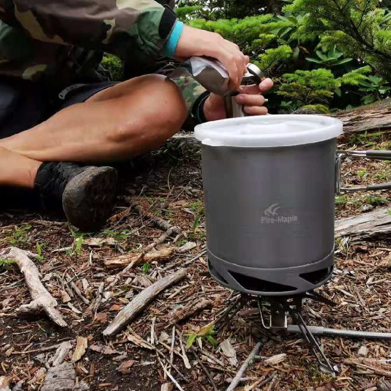 FMC-XK6 Efficient 1L Camping Pot | Compact & Durable Design