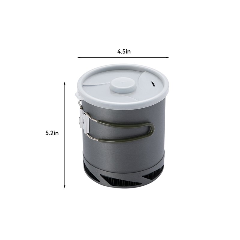FMC-XK6 Efficient 1L Camping Pot | Compact & Durable Design
