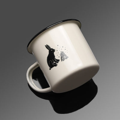 Coral Enamel Mug - Fire Maple