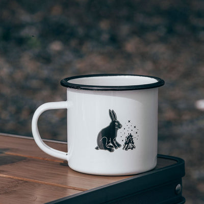 Coral Enamel Mug - Fire Maple