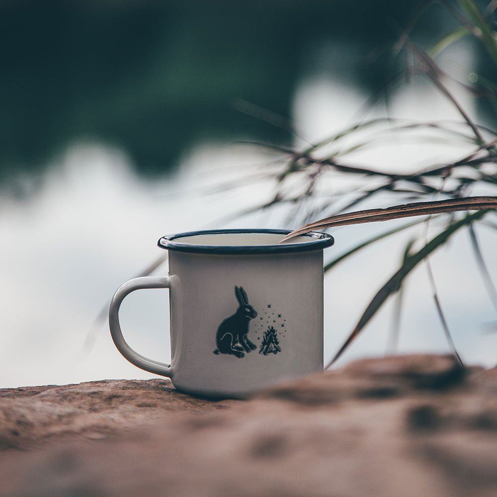 Coral Enamel Mug - Fire Maple