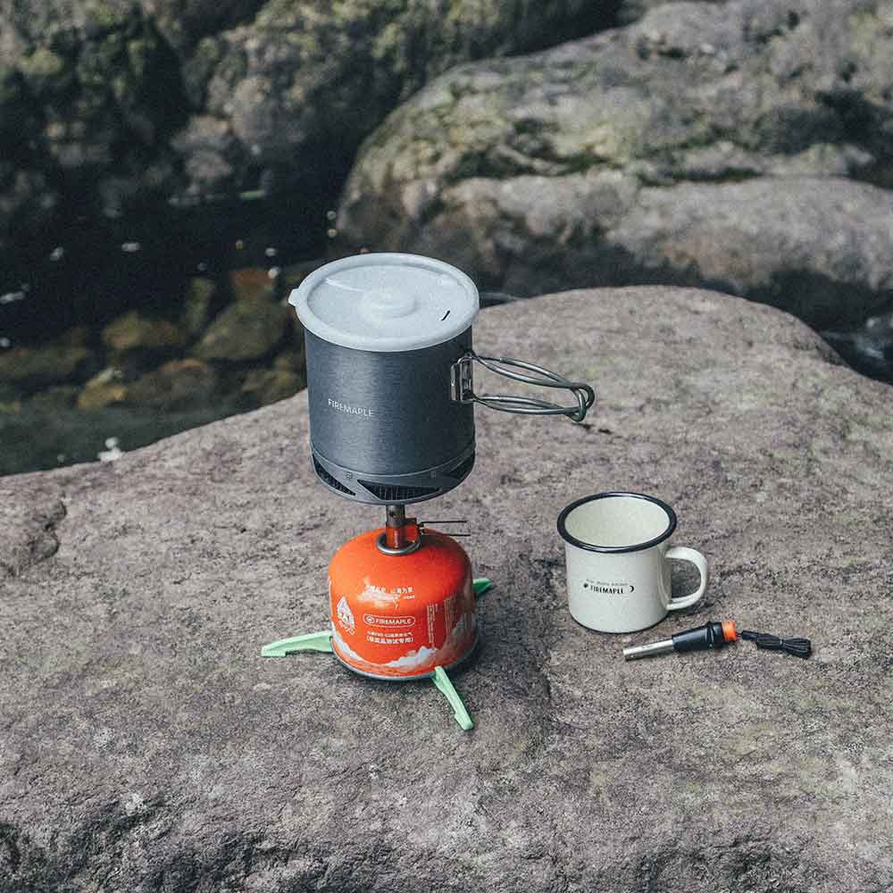 Coral Enamel Mug - Fire Maple