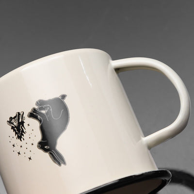 Coral Enamel Mug - Fire Maple