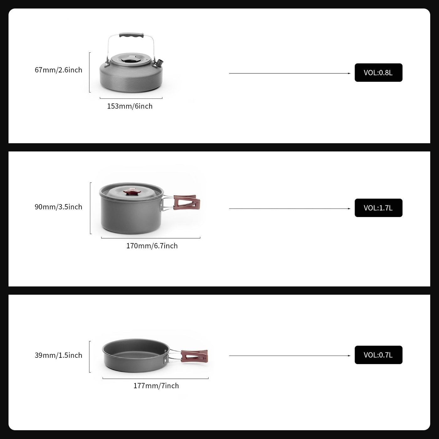 FMC-204 Aluminum Cookware - Fire Maple