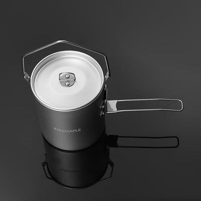 Frost 0.9L Aluminium Pot - Fire Maple