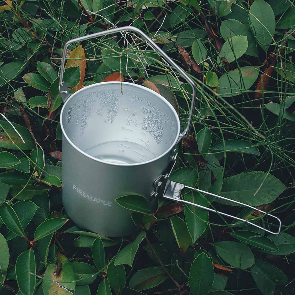 Frost 0.9L Aluminium Pot - Fire Maple
