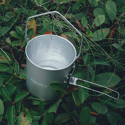 Frost 0.9L Aluminium Pot - Fire Maple