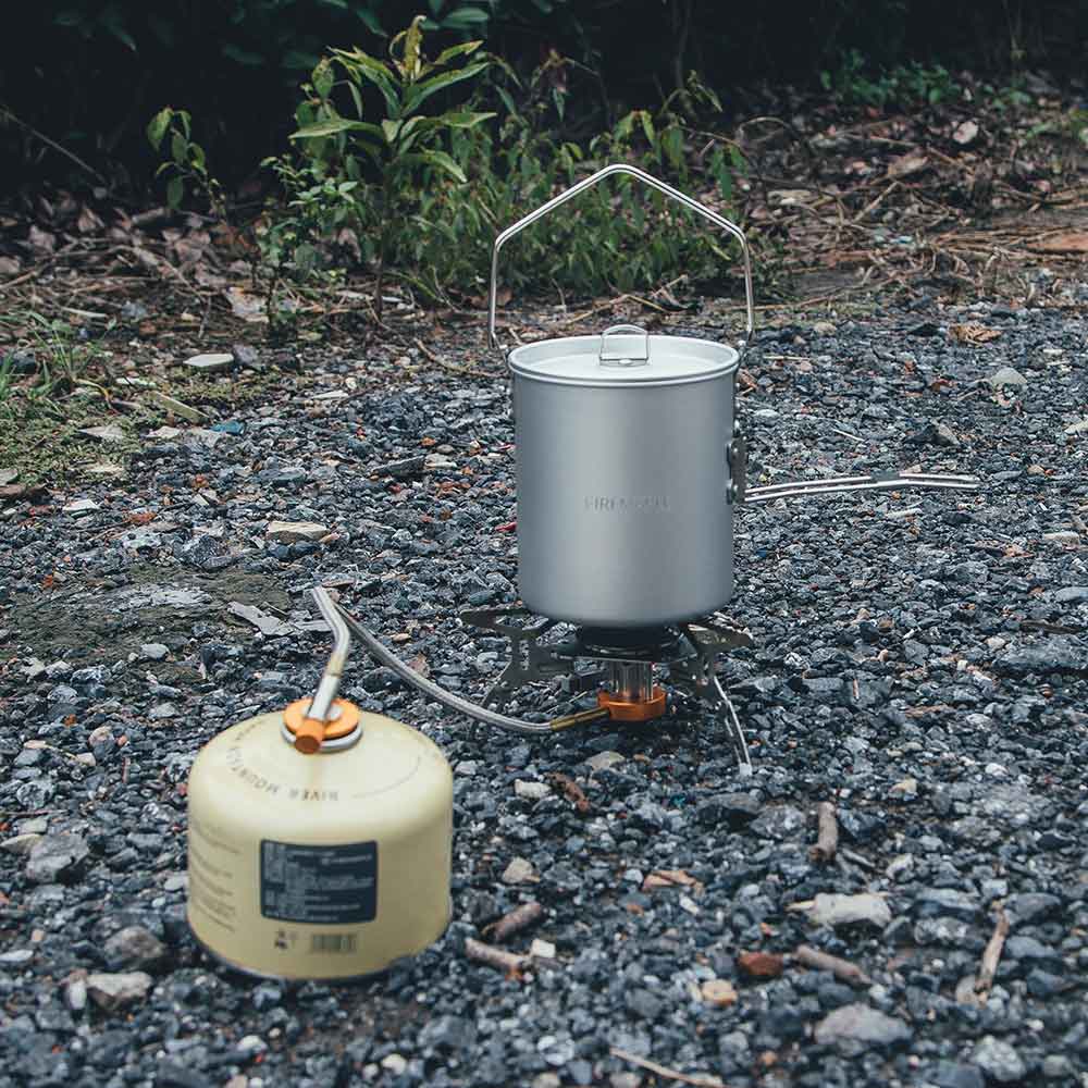 Frost 0.9L Aluminium Pot - Fire Maple