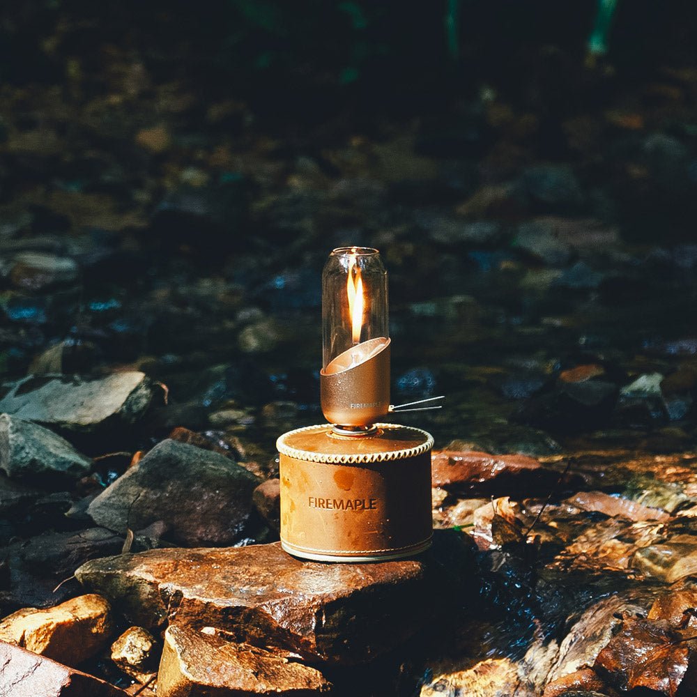 Gas Canister Leather Cover - Fire Maple