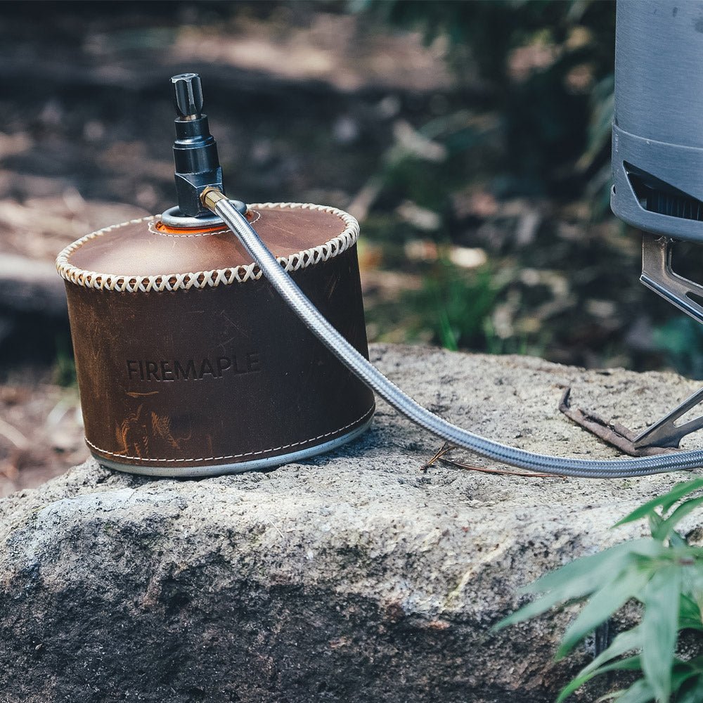 Gas Canister Leather Cover - Fire Maple