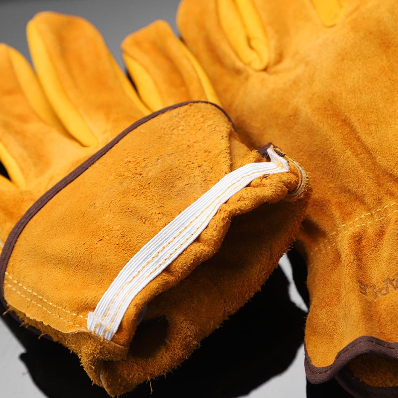Gingko Cowhide leather Work Gloves - Fire Maple