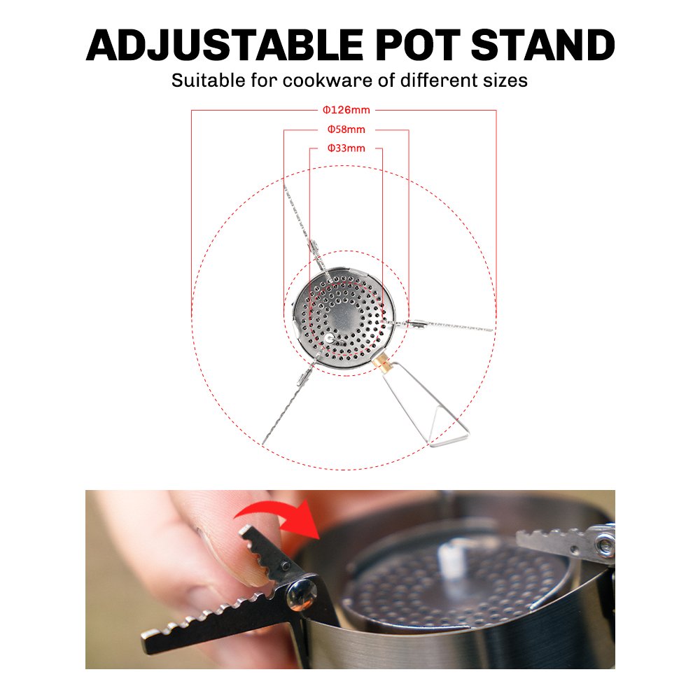 GreenPeak II Gas Stove | Pressure - regulator | 3.4oz | 2600W - Fire Maple