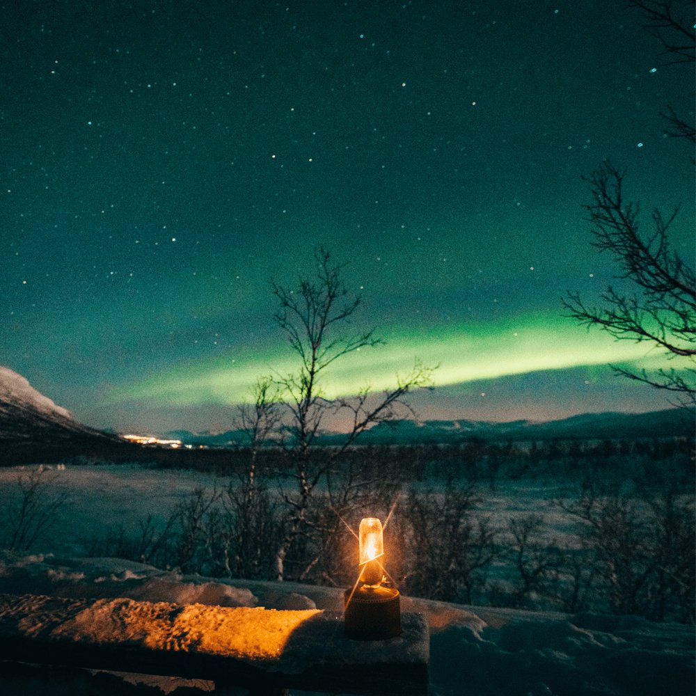 Orange Gas Lantern - Fire Maple