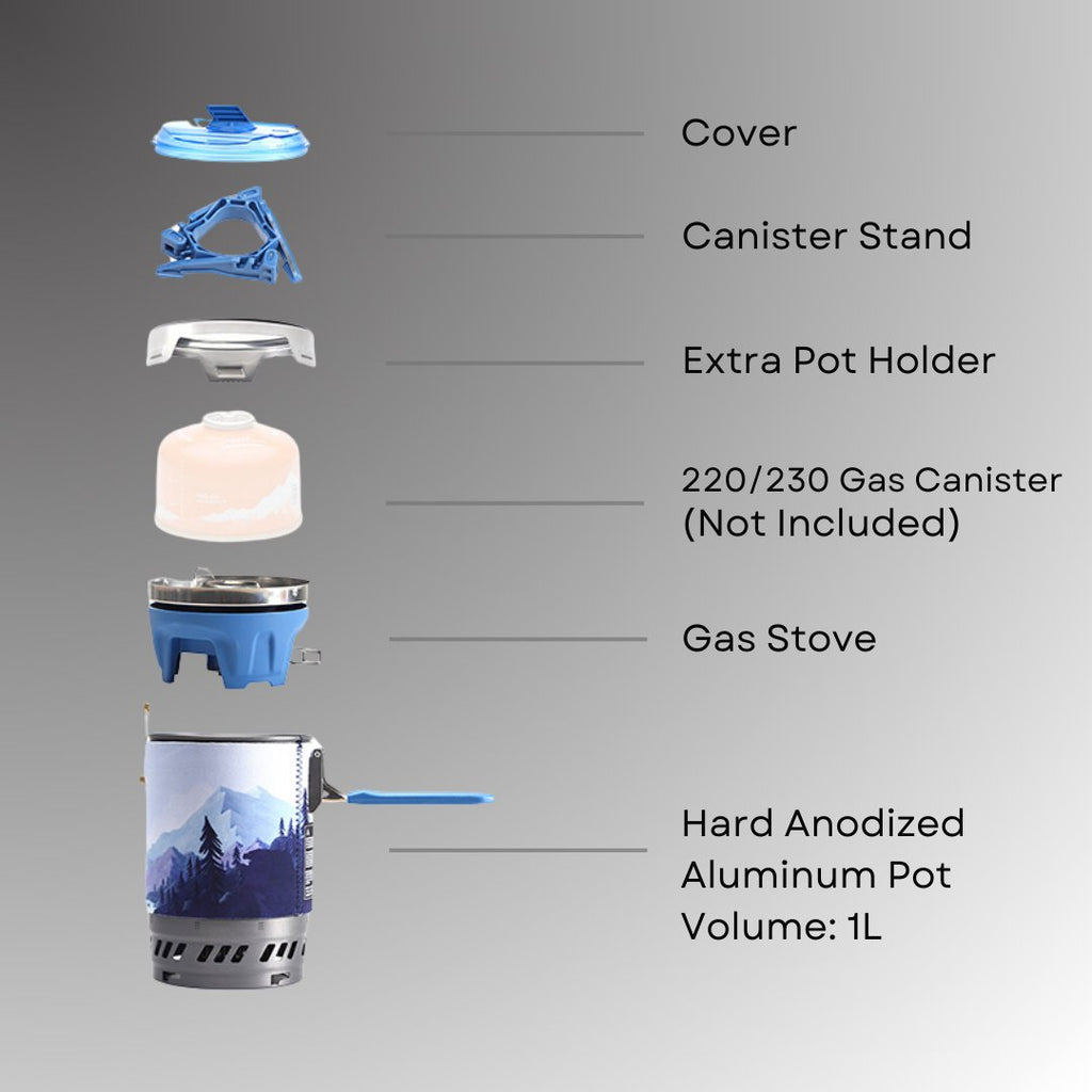 Polaris Pressure Regulator Cooking System - Fire Maple#color_blue