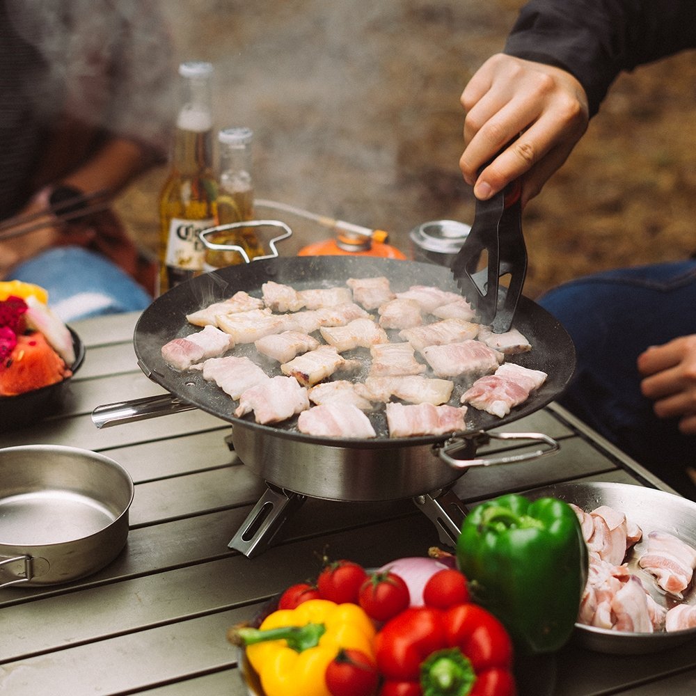 Saturn Gas Stove With Portable Grill Pan set - Fire Maple