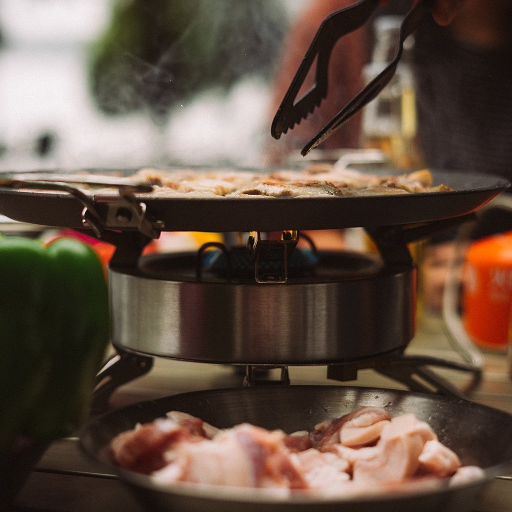 Saturn Gas Stove With Portable Grill Pan set - Fire Maple