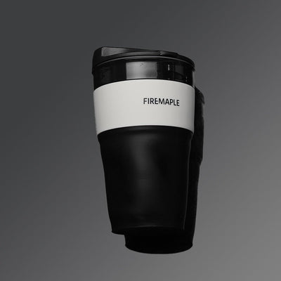 Silicone Collapsible Coffee Cup 350ml - Fire Maple