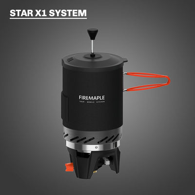 Star French Press Coffee Filter - Fire Maple