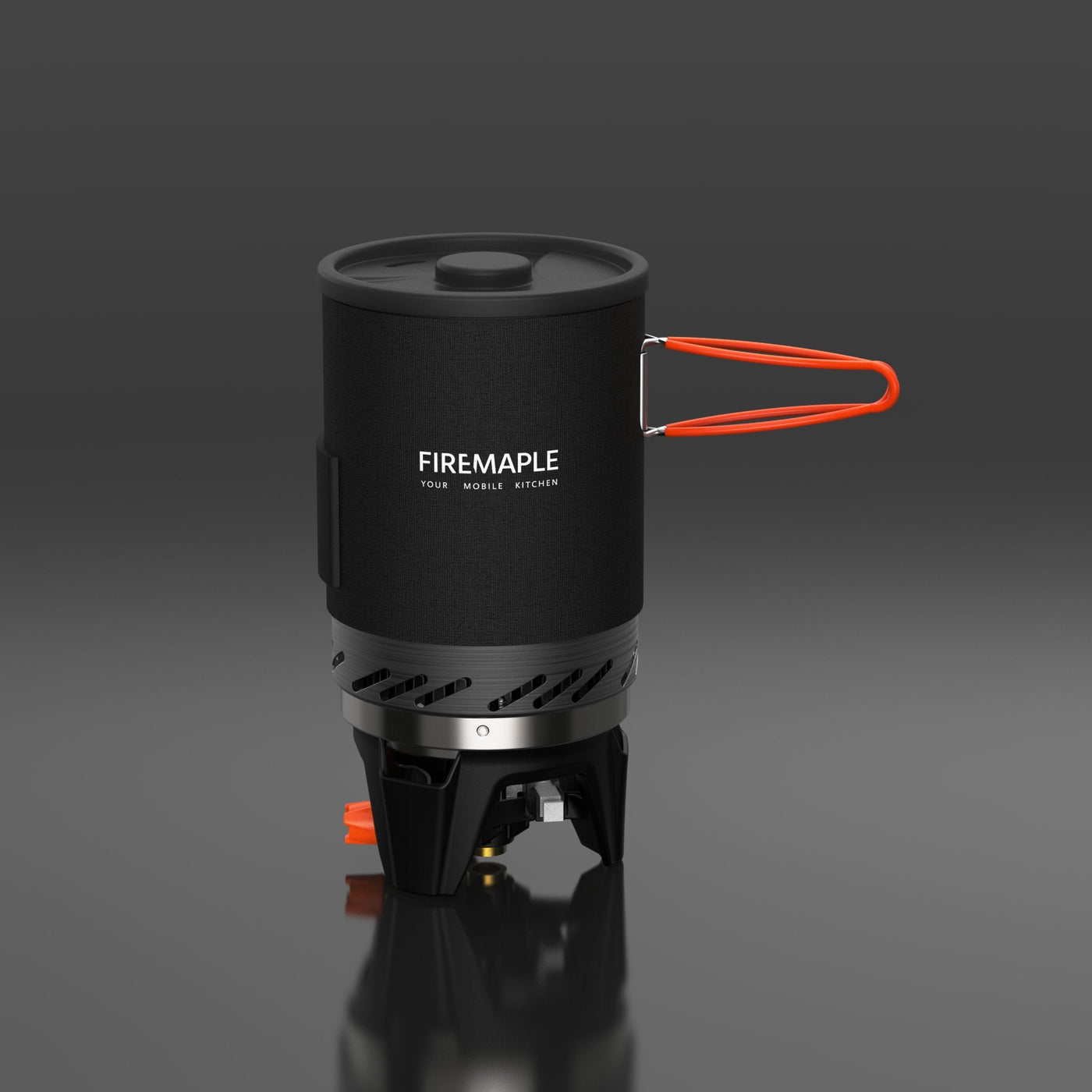 FireMaple X1 cooking system portable stove with pot for backpacking#color_black