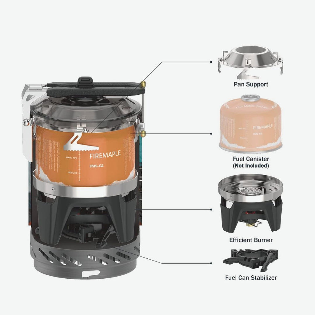 Star X2 Cooking System - Fire Maple#color_black