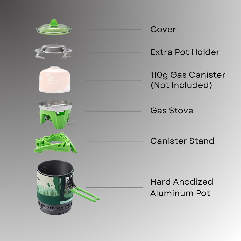 Star X3 Cooking System for Coffee - Fire Maple#color_green