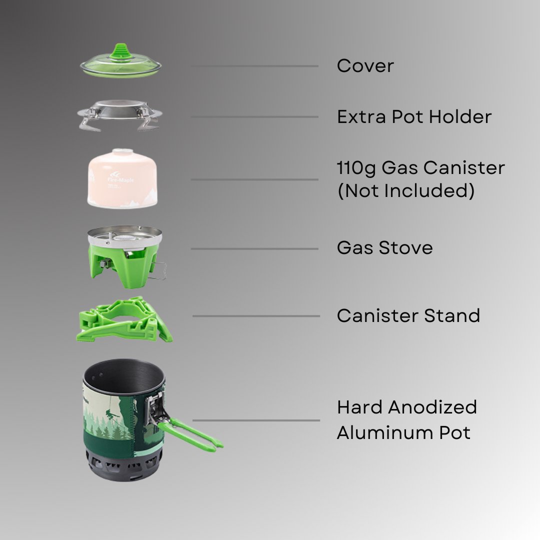 Star X3 Cooking System for Coffee - Fire Maple#color_green