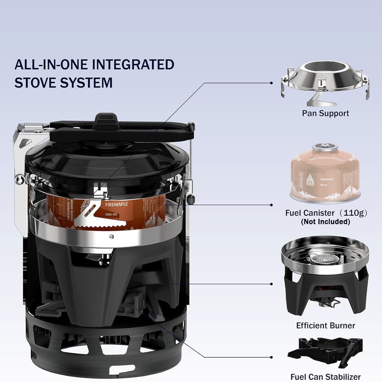 Star X3 Cooking System for Coffee - Fire Maple#color_black