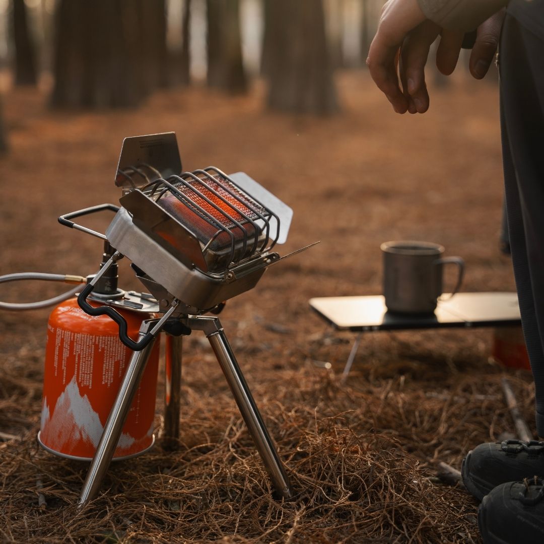BONFIRE GO OUTSIDE ガスストーブ fire maple Sunflower X Stove/Gas Heater | 2-in-1 Outdoor Cooking & Heating