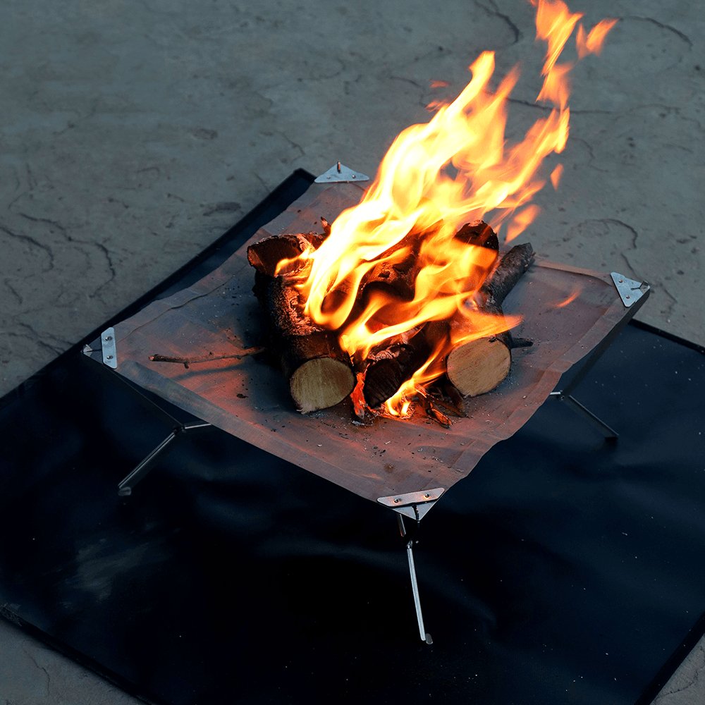 Sunset Ultralight Foldable Fire Pit Grill - Fire Maple